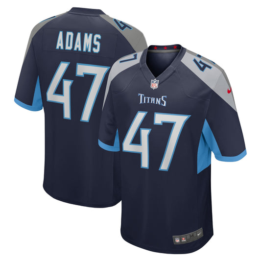 Andrew Adams Tennessee Titans Nike Home Game Player Jersey - Navy